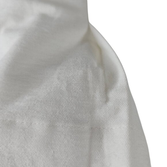 & Other Stories Womens 4 Ivory Cream Puff Sleeve Button Front Crop Cottage Boho - Picture 8 of 13